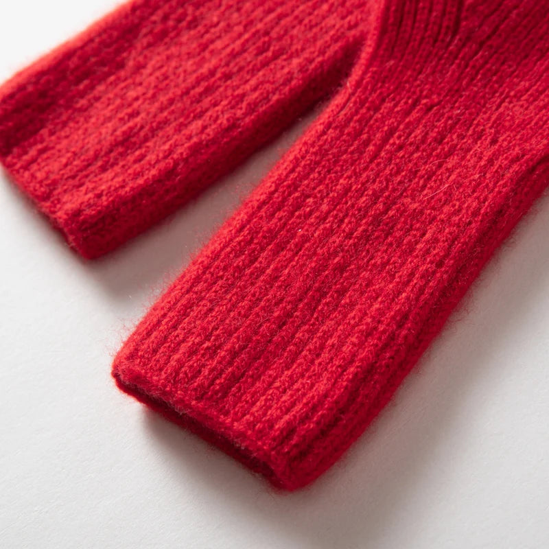 Găng Tay Nữ Len Cashmere Mềm Ấm, Cảm Ứng Mùa Đông - Daisan Mart