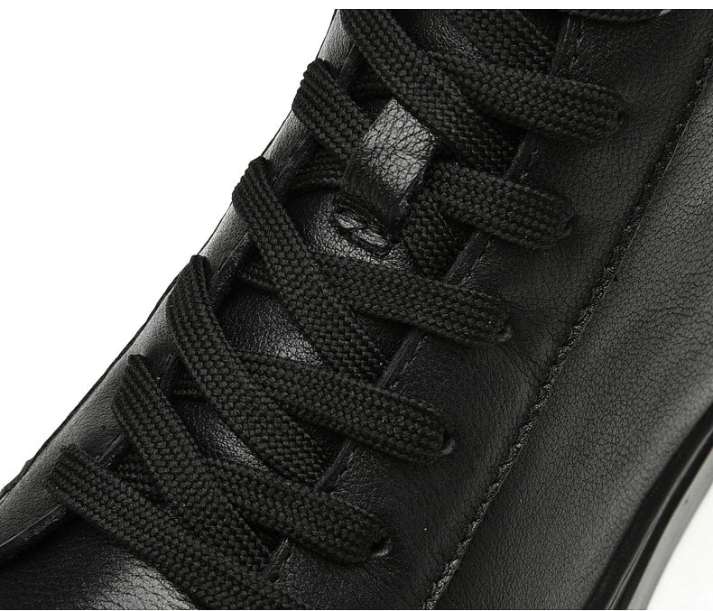 Giày Da Thật Cao Cổ Nam Trượt Ván Size Lớn 48 49