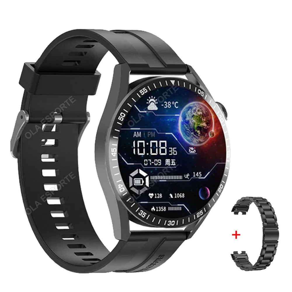 Đồng hồ thông minh 5 Pro 2025, màn HD, GPS, NFC, IP68