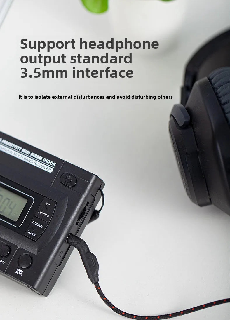 Multi-function LED Battery Clock - Survival Radio