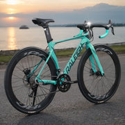 28C*60mm Road Bike 18 Speed ​​Line Pull Disc Brake Gravel Bike Quick Disassembly Lightweight Road Racing bicicleta Teenager Women