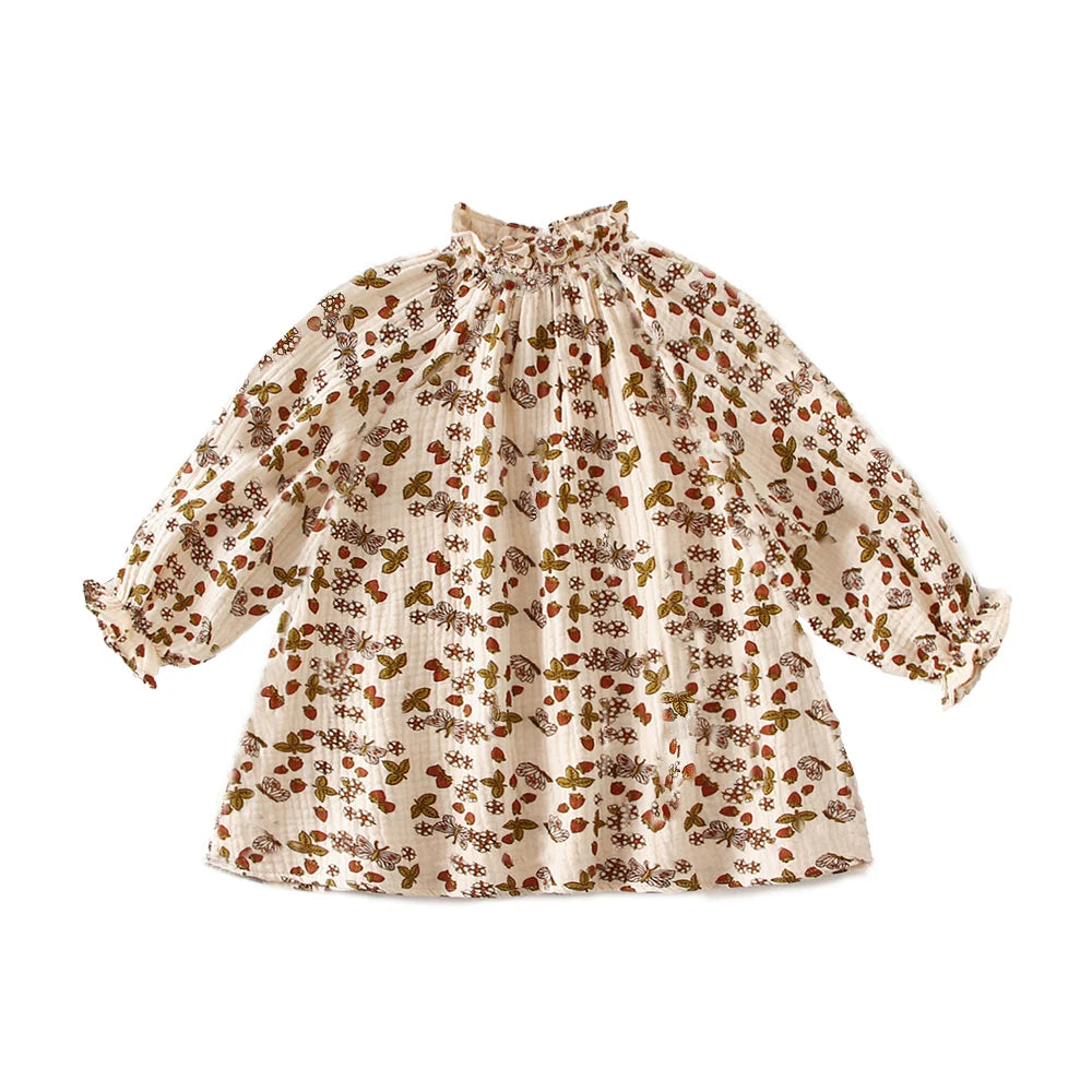 Little Angel - Organic Cotton Fall Spring Dress