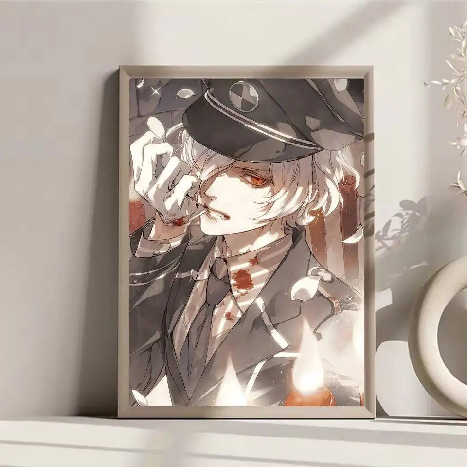 Anime Vampire Knight Poster Self-adhesive Art Waterproof Paper Sticker Coffee House Bar Room Wall Decor
