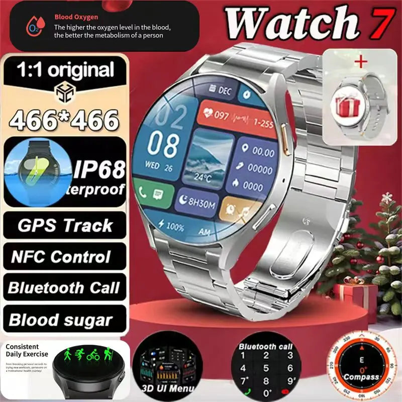 Smartwatch 2025 Chống Nước, Cảm Ứng Siêu Việt