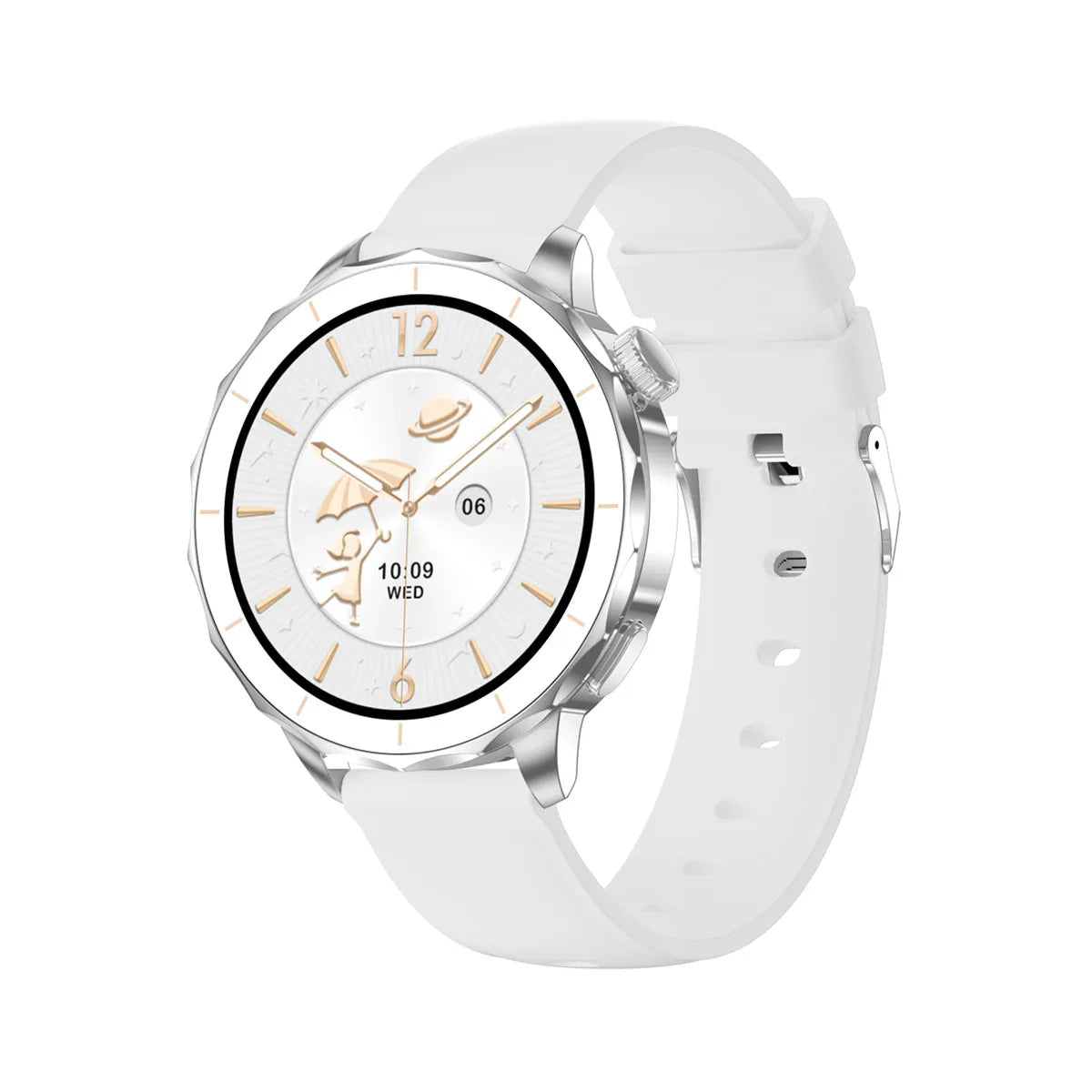 Smart Watch Women Hebrew 4GB/ROM Memory Bluetooth Network Sharing Whatsapp Messgae Reply Map Navigation Amoled Screen Smartwatch