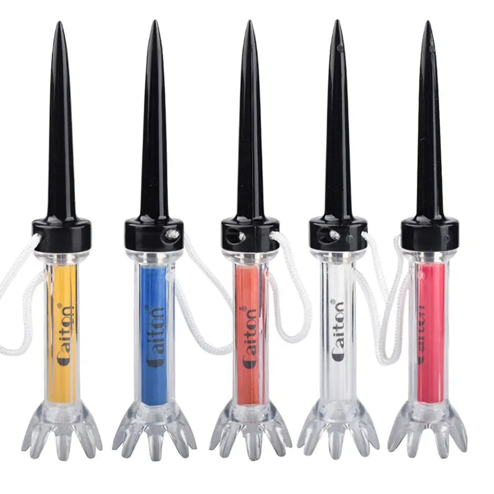 Set of 5 360 Degree 2 Size Magnetic Plastic Golf Tees