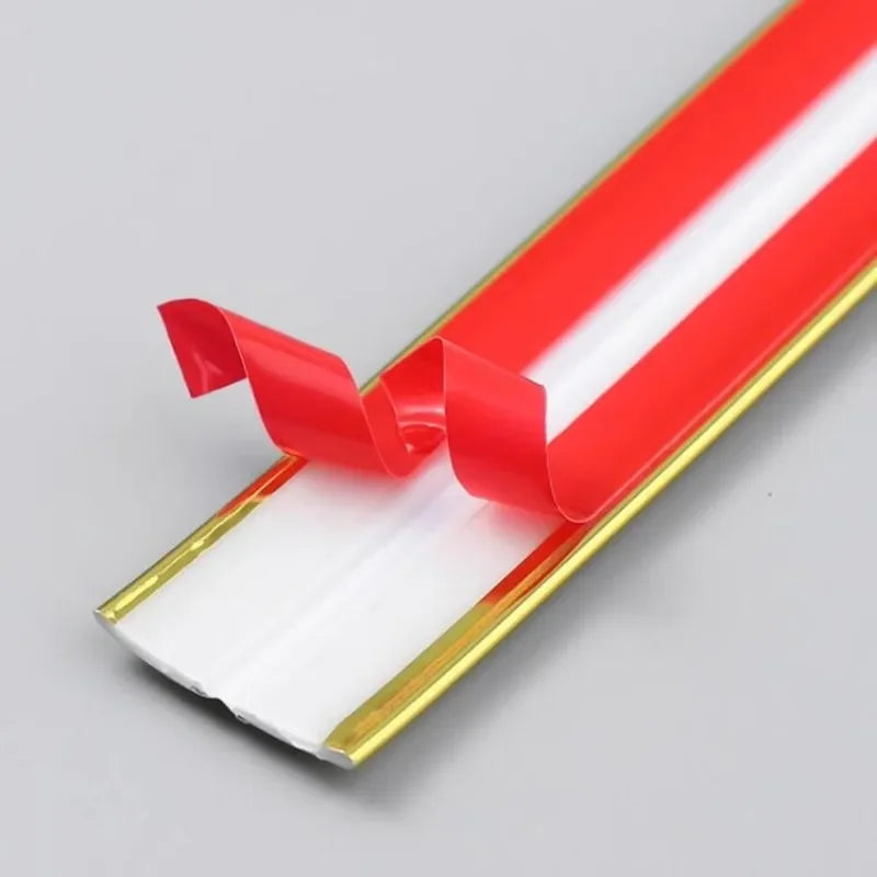 2M Self-Adhesive Wall Corner Molding Trim Tape table edge protector PVC anti-collision strip Waterproof Tile Beauty Seam Sticker