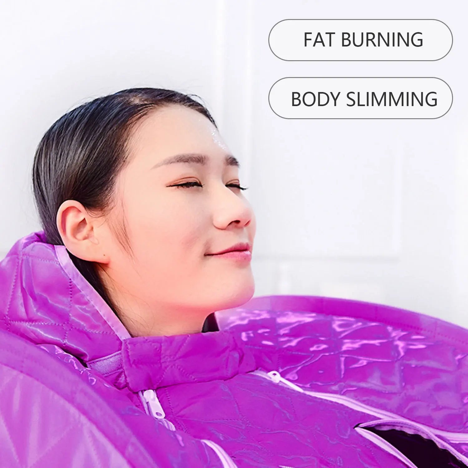 Portable Folding Steam Sauna SPA Room Tent Box without Steamer for One Person or Two People Weight Loss Full Body Slimming