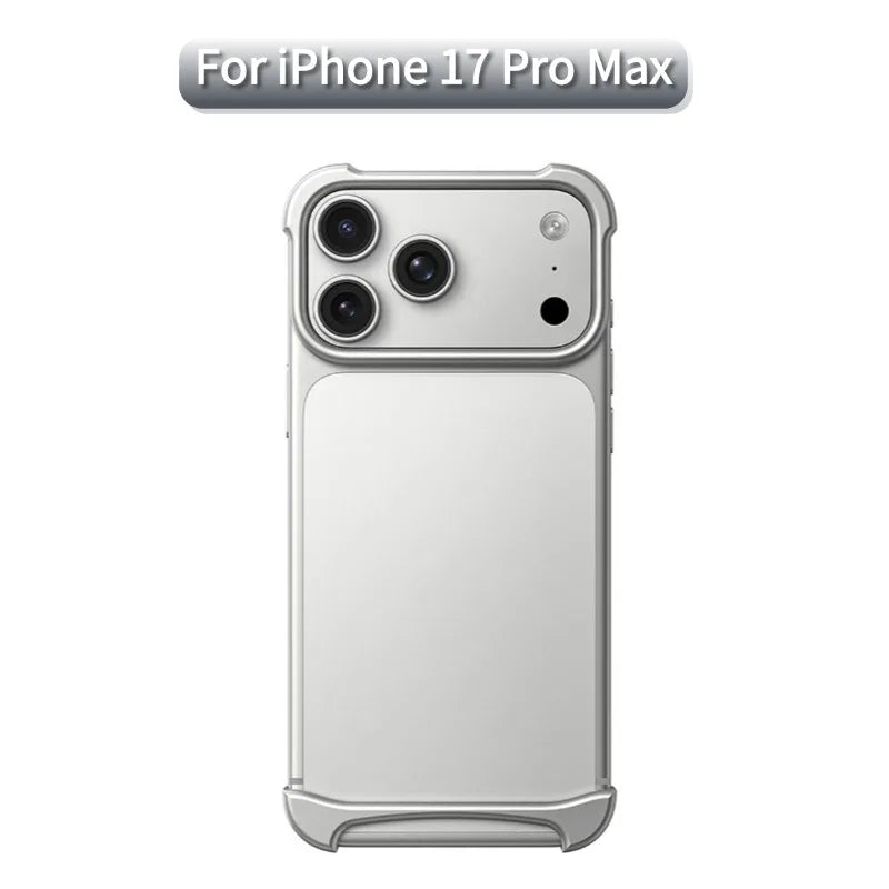 Aluminium Frame Metal Protective Case for iphone 17 Pro 17 Pro Max Strong Anti-Fall Heat Dissipation Metal Frame Casing - Daisan Mart