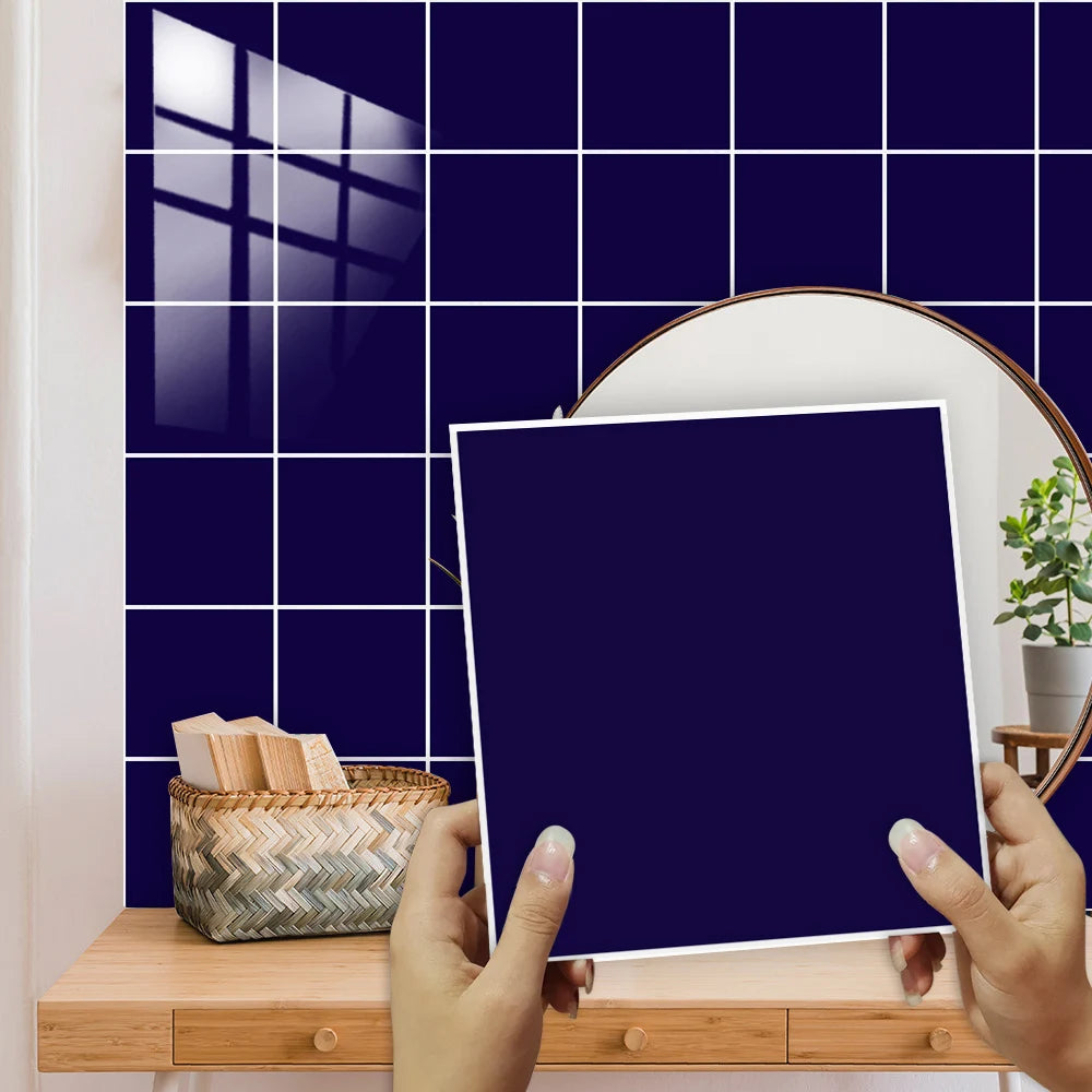 10 pieces of waterproof turquoise wall tiles