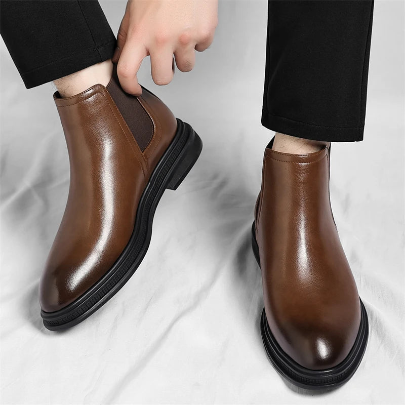 Men's Chelsea Boots - Soft Leather - Luxurious &amp; Elegant