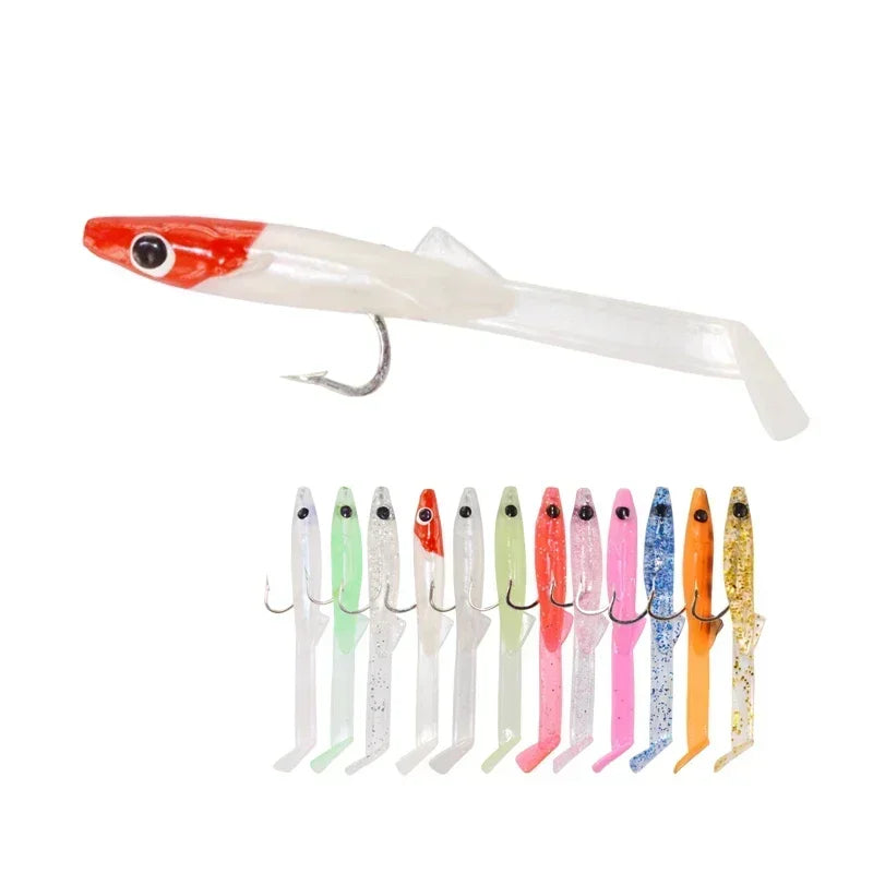 Mồi Giả Silicone Câu Cá Biển Afishlure 8 Món 65mm