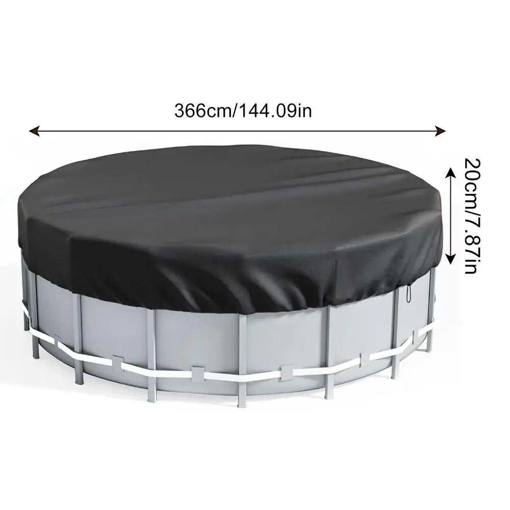 Tấm Bạt Tròn Che Hồ Bơi Gấp Gọn - Bảo Vệ & Chống Bụi