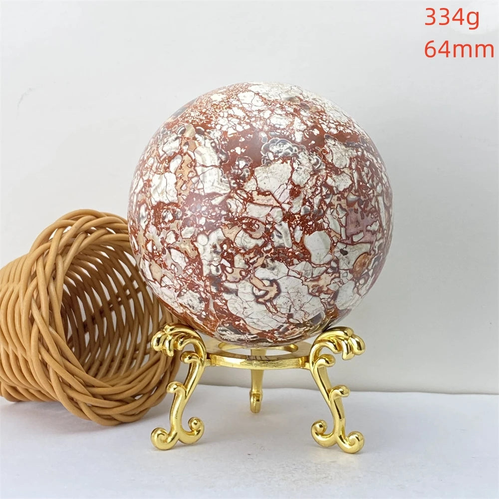 Lucky Natural Orange Quartz Ball Feng Shui