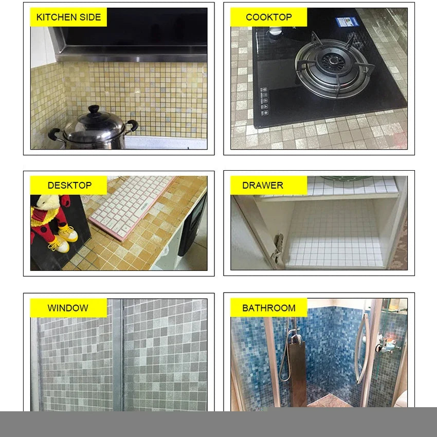 Decal Dán Tường Chống Thấm, Chống Dầu, Chống Cháy Bếp