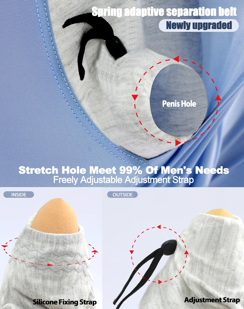 Quần Lót Nam Lụa Lạnh Thoáng Mát Dịu Da Nhạy Cảm