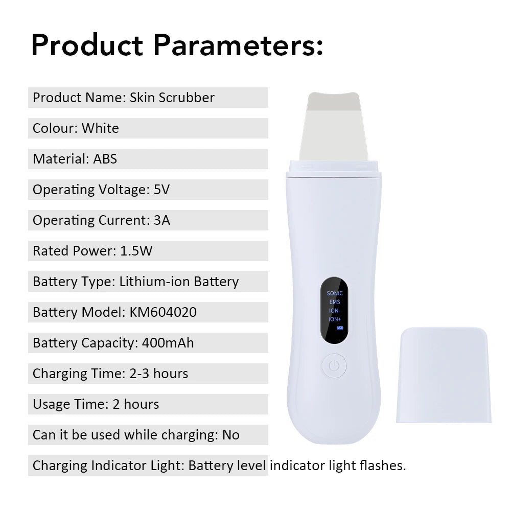 Ultrasonic Facial Cleanser Exfoliates &amp; Deep Cleanses
