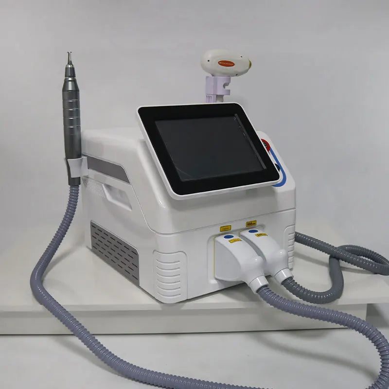 2025 Professional 2 in 1 Laser Hair Removal Machine Picosecond Q Switch ND YAG 1064NM Tattoo Removal 3 Waves Device