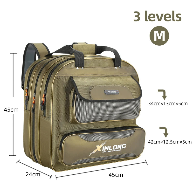 Túi Bảo Vệ Câu Cá Đa Năng - Ba Lô Dụng Cụ Dã Ngoại
