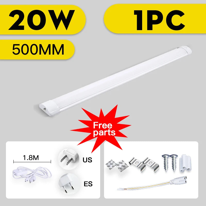 110V 220V LED Tube Kitchen Cabinet Light - Multi-function Bright and Dark