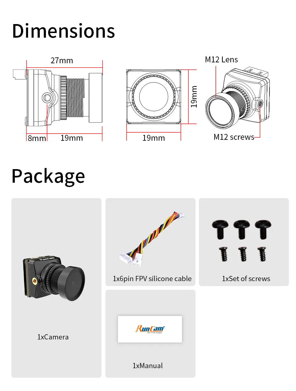 RunCam Phoenix2 Pro - Professional Night Racing FPV Camera