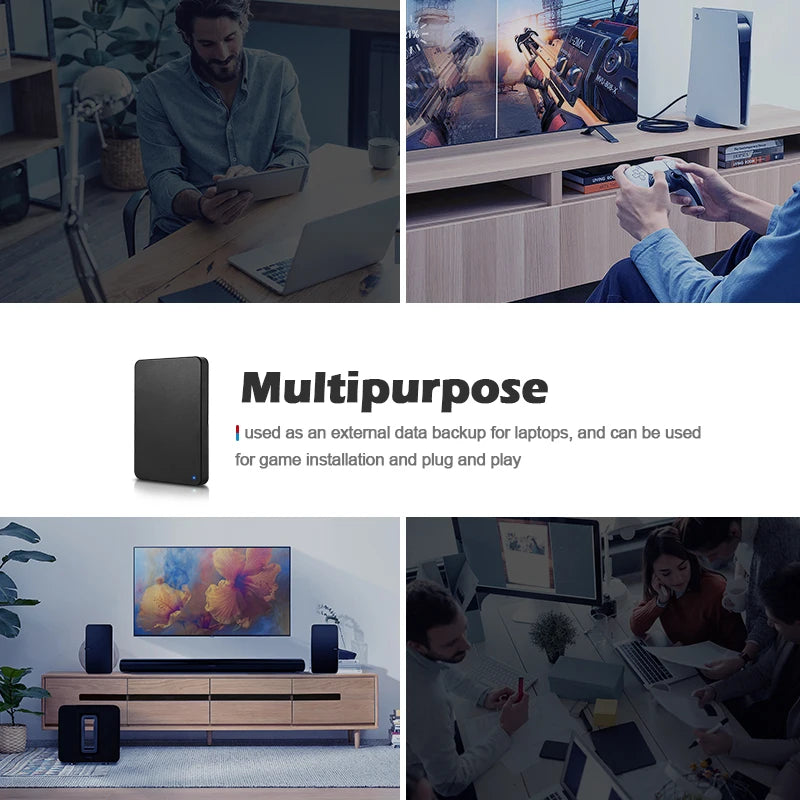 High Speed ​​Portable Hard Drive USB3.0 1TB-750GB