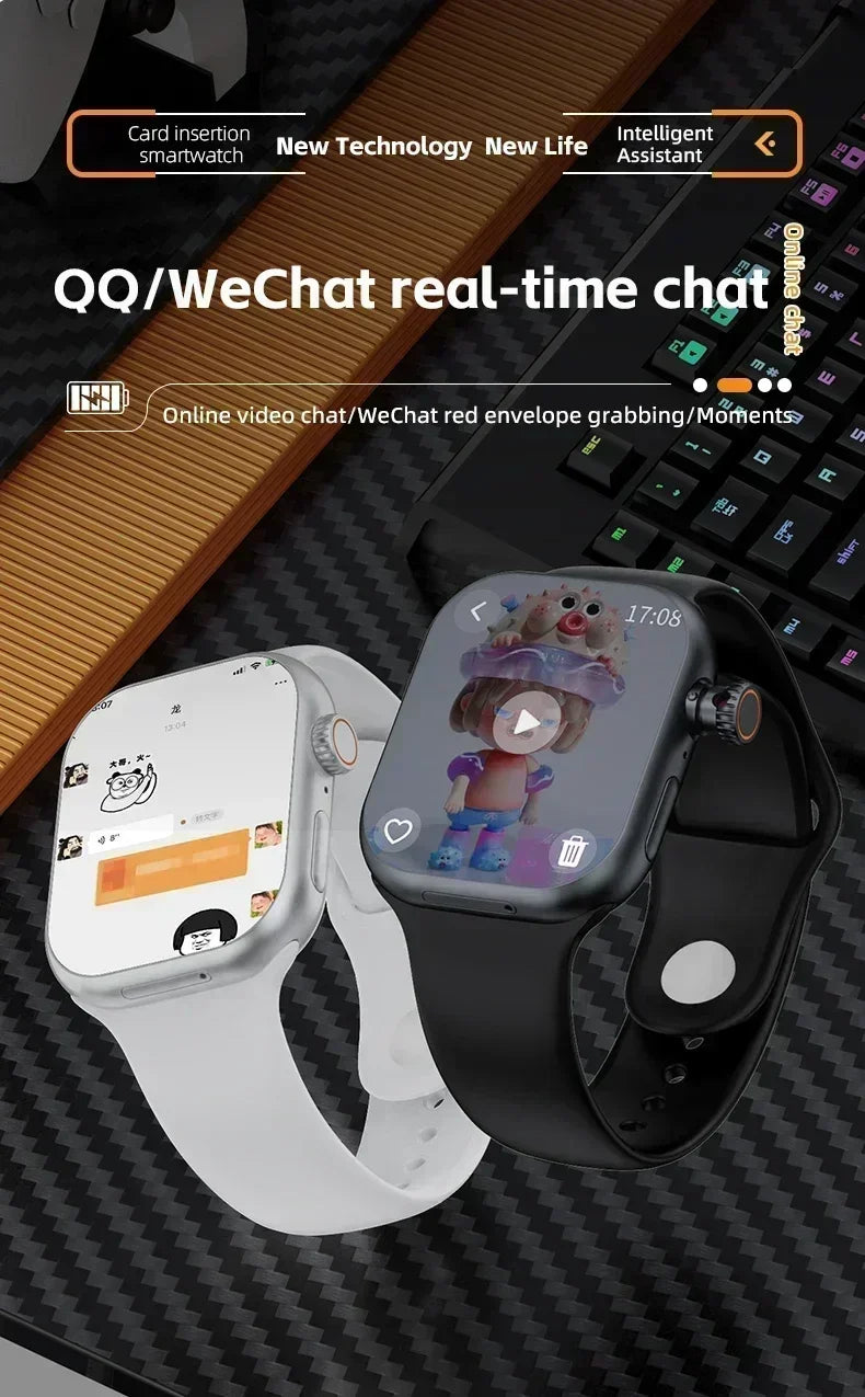 Đồng Hồ Thông Minh CD20 - Màn Hình Lớn, Camera Xoay