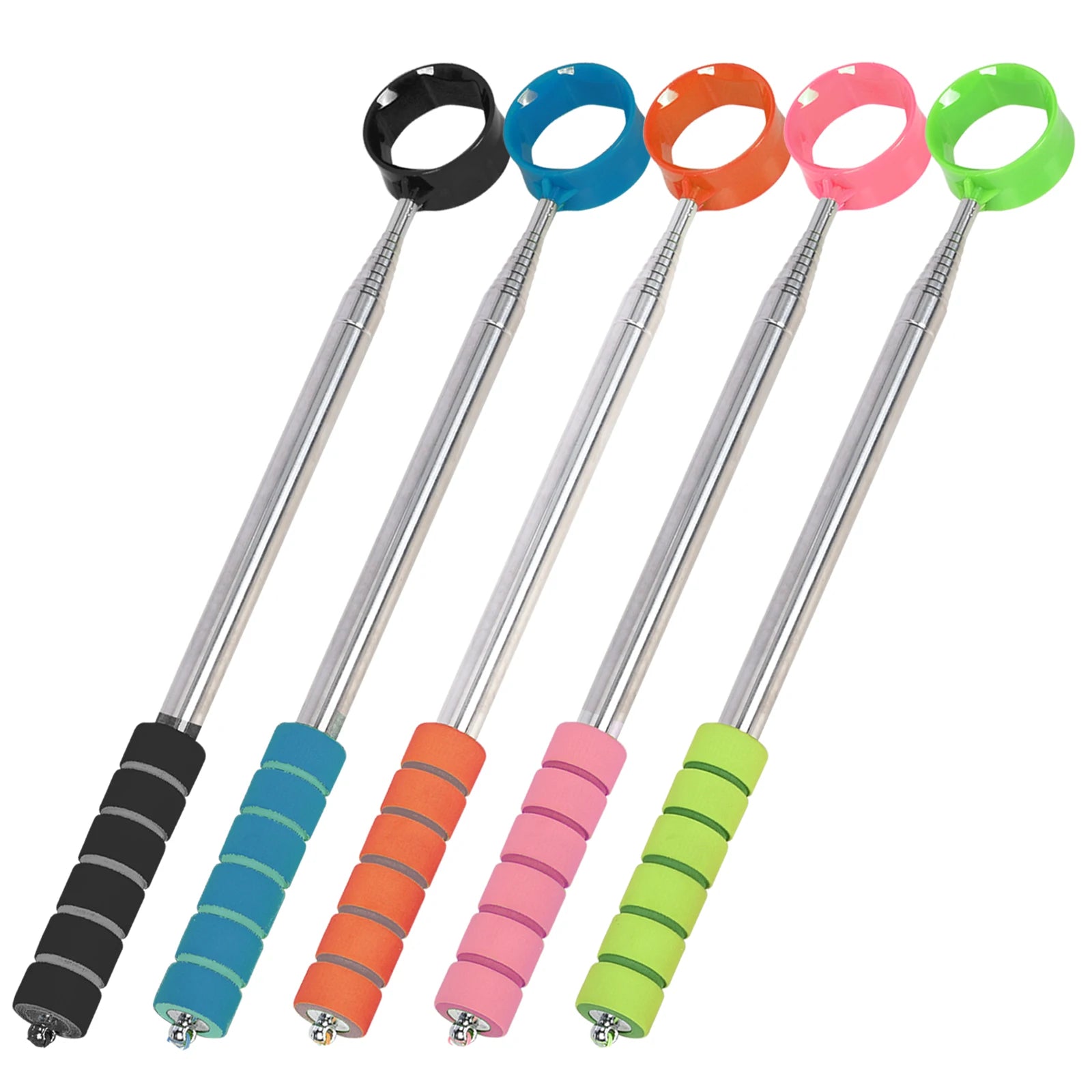2-sided stainless steel golf ball picker, durable, compact