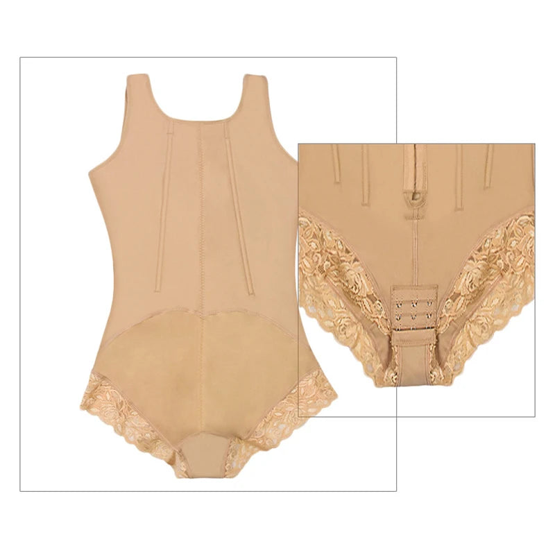 Full Body Shaper High Compression Shapewear 9 Steel Bone Waist Trainer Fajas Colombianas Girdle Corset Bodysuits Underwear Strap