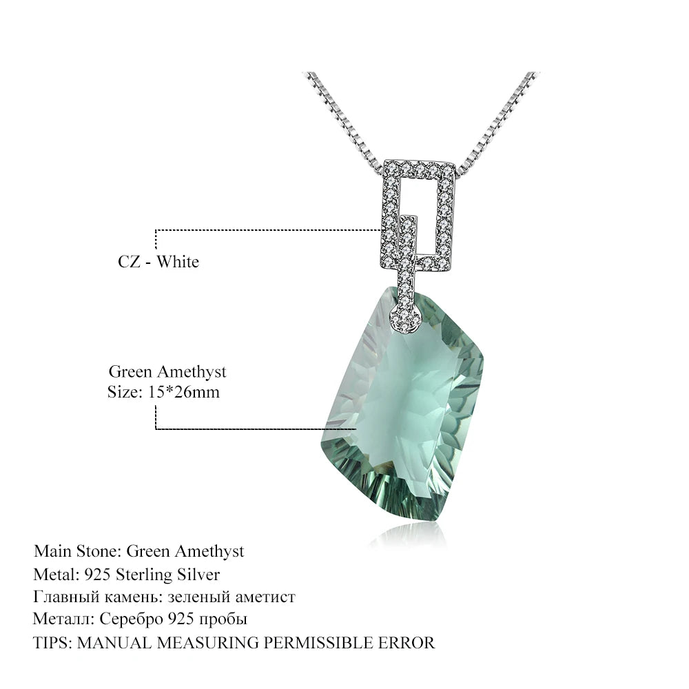 GEM'S BEAUTY Elegant 925 Silver Jewelry Set for Women