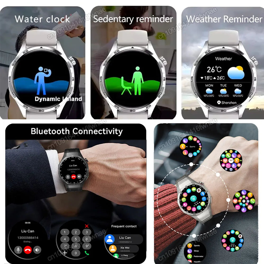 Đồng Hồ Thông Minh 2025 Nam Watch Pro AMOLED GPS NFC