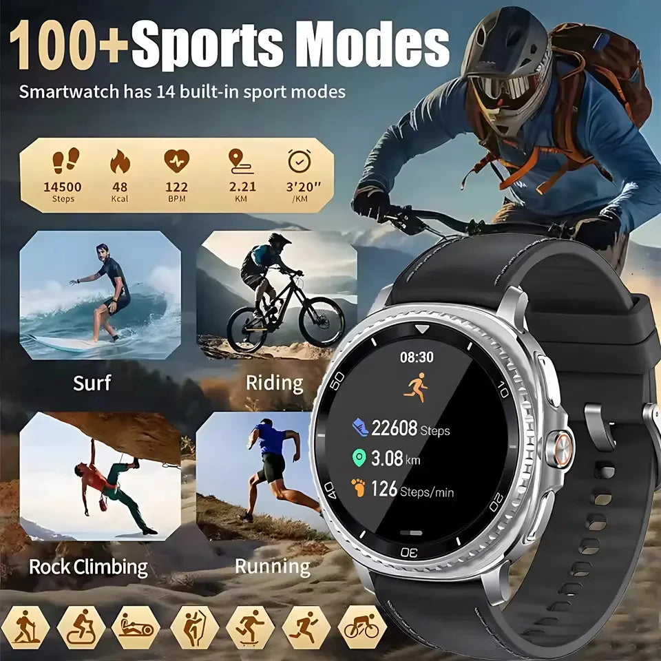 2025 Classic 8 Smartwatch - Luxurious &amp; Durable