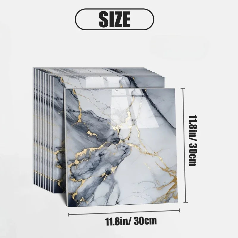 Miếng Dán Gạch 3D Vân Đá Cẩm Thạch Chống Nước - Daisan Mart