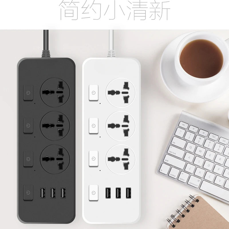Ổ Cắm Đa Năng 5M Có USB, Dây Kéo Dài Tiện Lợi