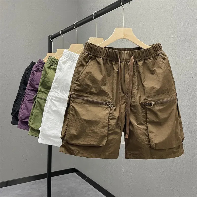 Men's Summer Sports Pants Stretch Comfortable 4/5