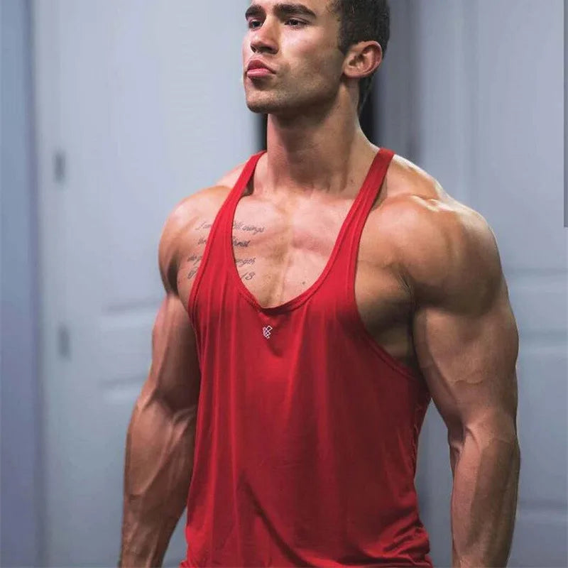 Men's Summer Quick Dry Sleeveless Sports T-Shirt