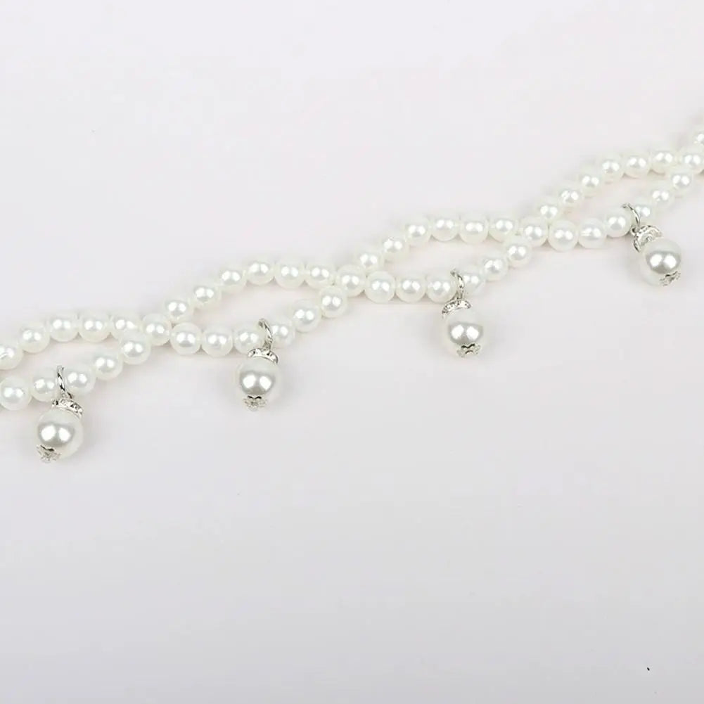 Thắt Lưng Ngọc Trai Nhiều Lớp Phong Cách Hàn Quốc