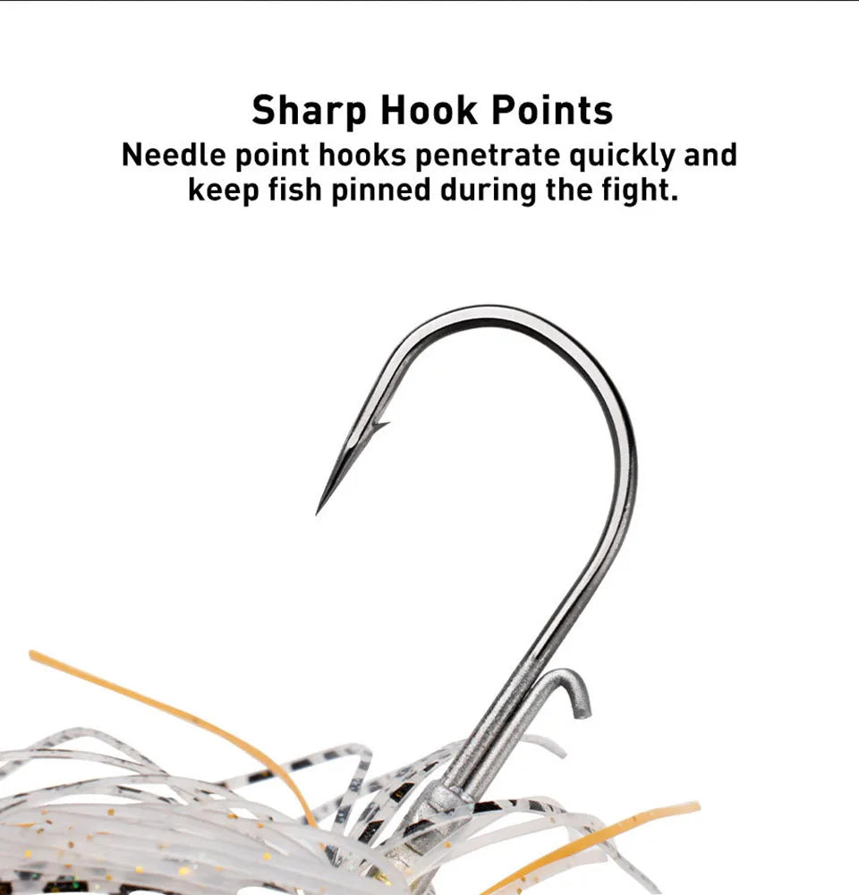 Mồi Câu Cá WALK FISH: Lưỡi Xoay Sắc Nét 7-21g