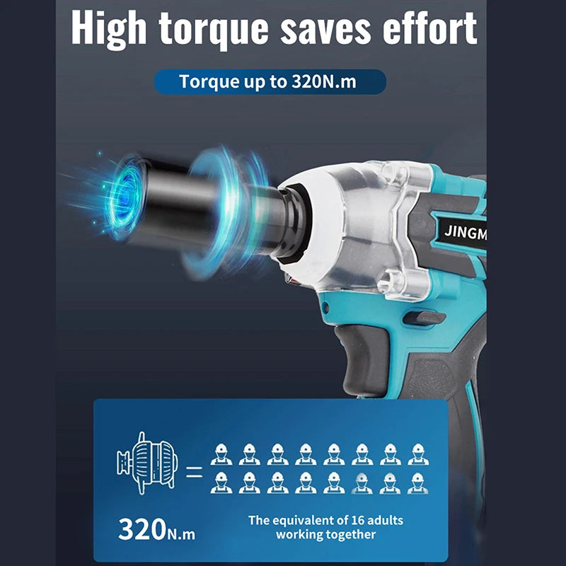 Máy Vặn Vít Điện Không Dây 21V Động Cơ Brushless - Daisan Mart