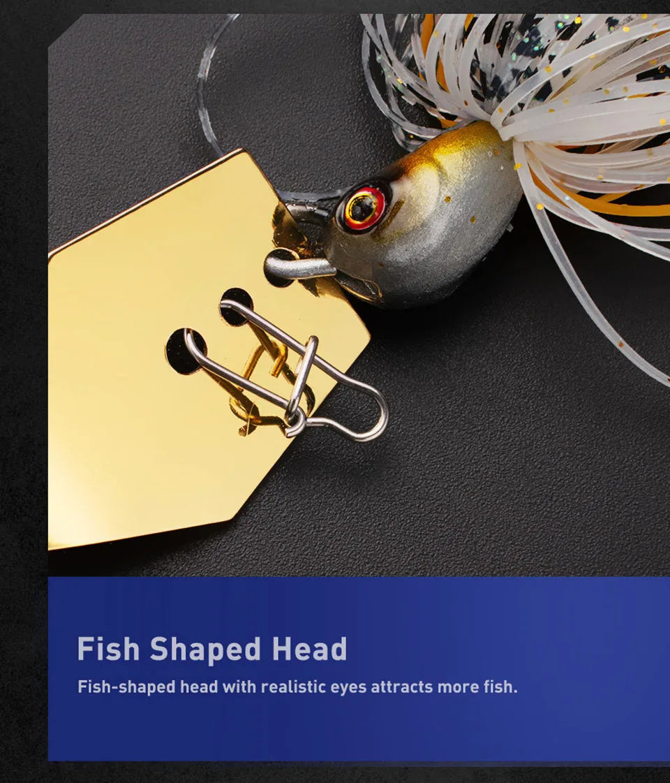 Mồi Câu Cá WALK FISH: Lưỡi Xoay Sắc Nét 7-21g