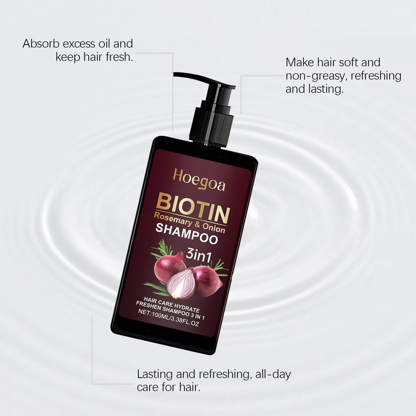 Dầu Gội Hành Đỏ - Ngăn Rụng, Phục Hồi & Dưỡng Tóc