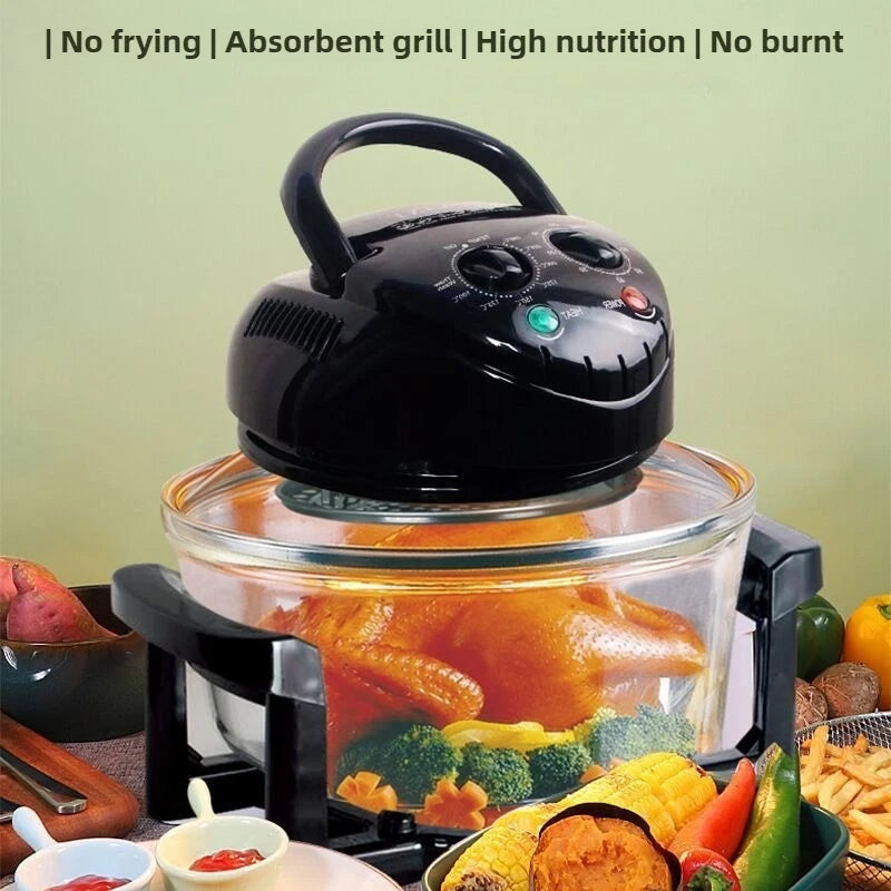 12L Multi-Function Oil-Free Fryer - Automatic Grill