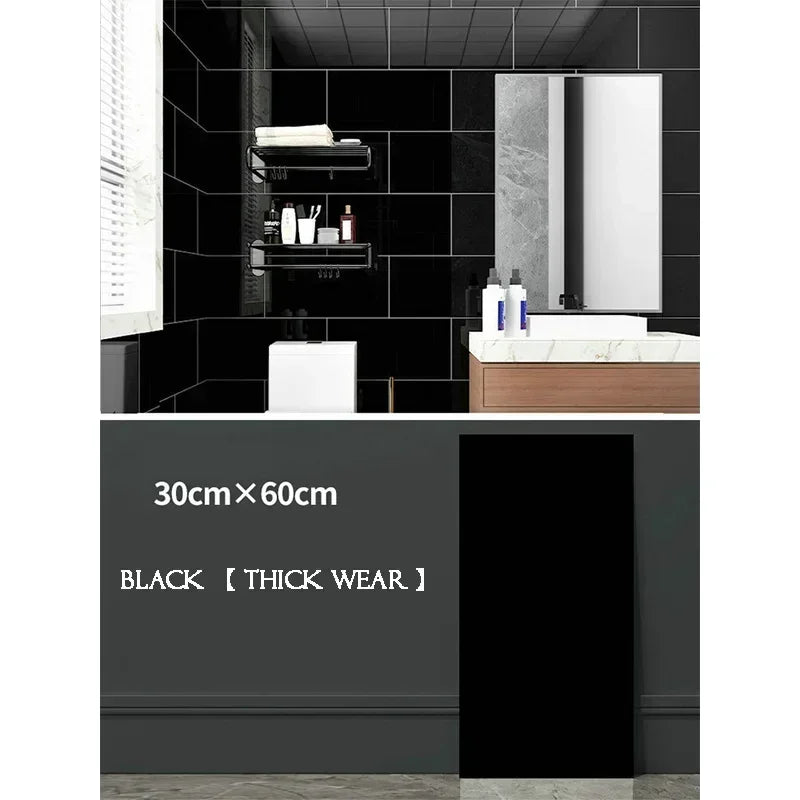 Waterproof Faux Stone Brick Decal Kitchen Wall Stickers 10PCS