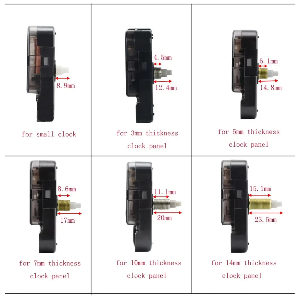 Bộ Máy Đồng Hồ Treo Tường Không Tích Tắc Siêu Êm