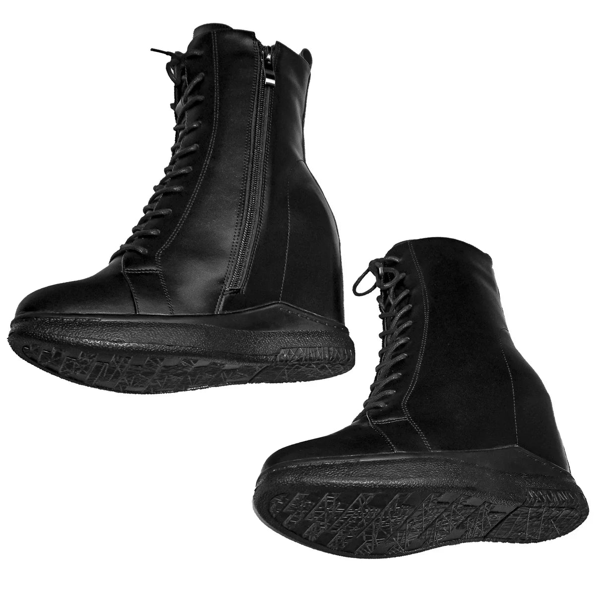 Giày Bốt Nữ Da Thật Cao Gót Đế Xuồng Mùa Đông