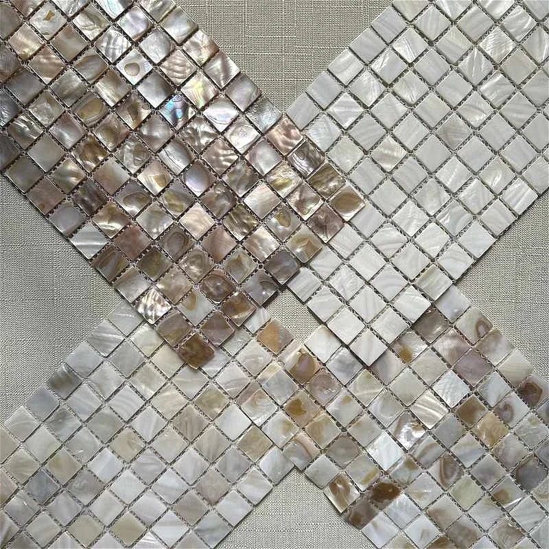 Shell Mosaic Tile Natural White Mother of Pearl Wall Backsplash Bathroom Tiles fish scale sheet kitchen 91