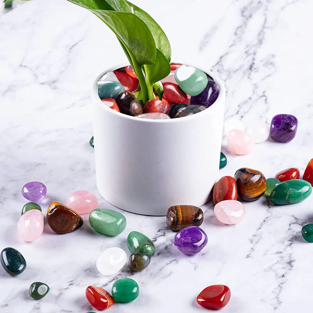 Natural Quartz Stone for Aquarium Decoration, Feng Shui