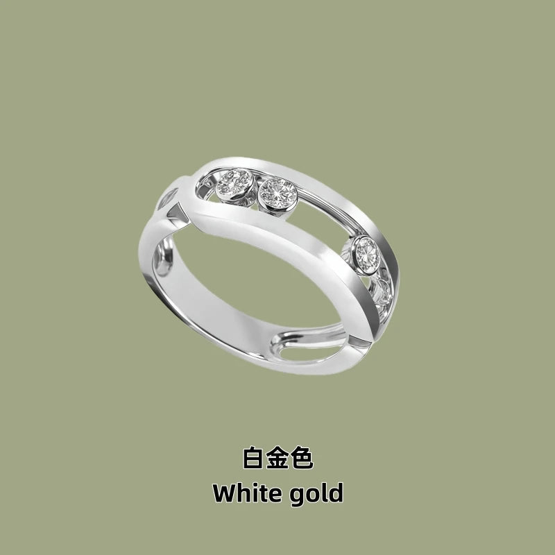 Women's Jewelry: S925 Silver Bracelet with Three Diamonds