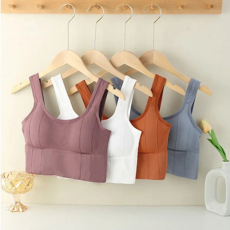 Seamless Push-Up Sports Bra