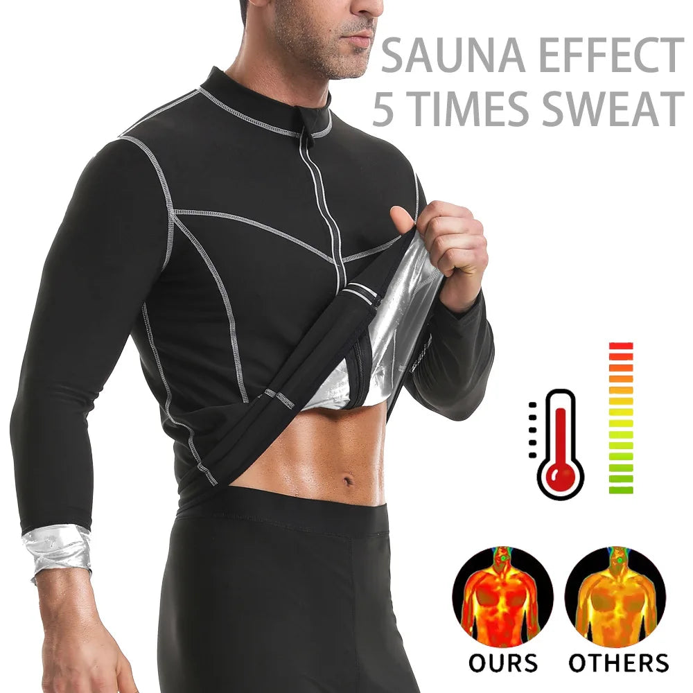 Áo Sauna Giảm Cân Nam: Đốt Mỡ & Giữ Nhiệt Tập Luyện - Daisan Mart